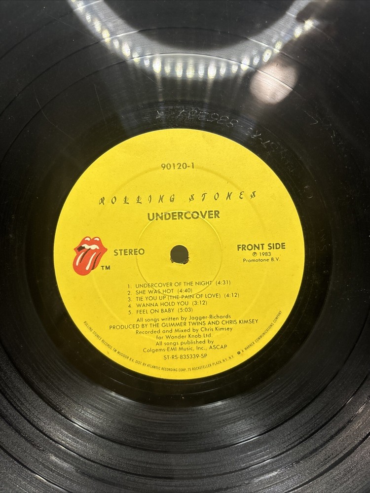 Виниловая пластинка Rolling Stones Undercover 90120-1 Undercover of the Night 1st Pressing