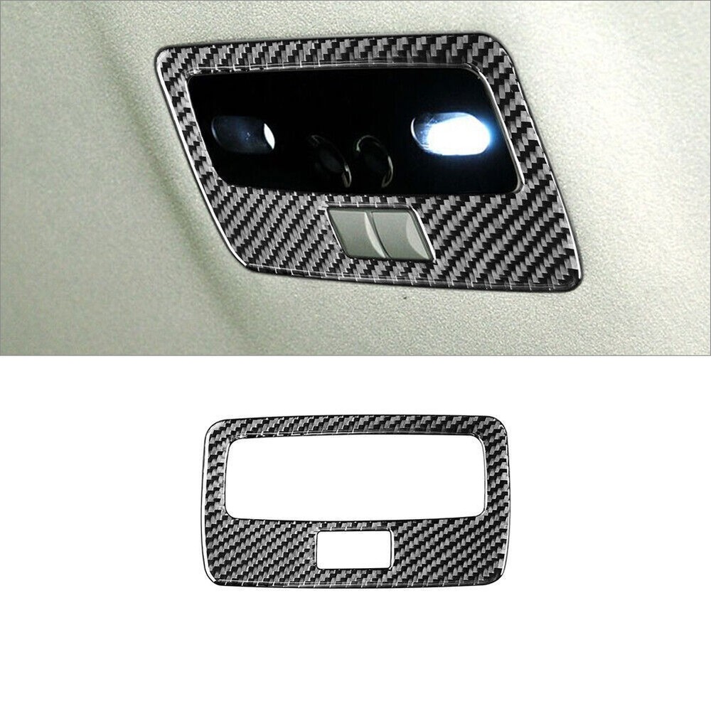 For Lexus GS 2006-2011 Carbon Fiber Interior Rear Reading Light Panel Cover Trim