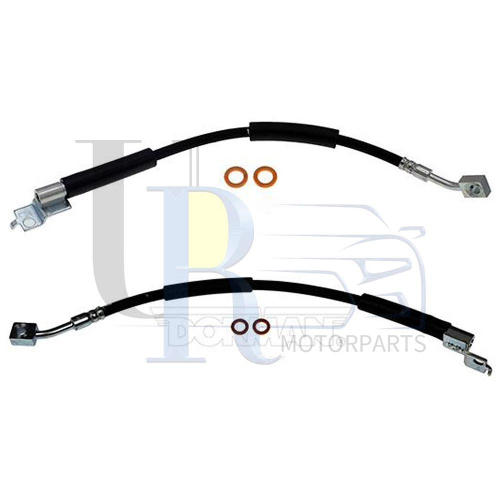 Brake Hydraulic Hose 2X Dorman Front Pair for 1997 1998 1999-2006 Jeep Wrangler
