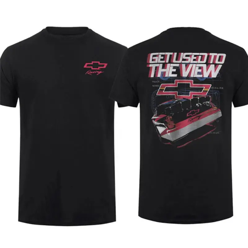 Chevy Racing T-Shirt, ?Get Used to the View? Graphic Tee, Bold Chevrolet