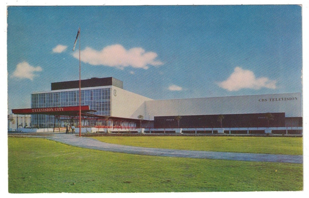 Vintage 1950'S Cbs Television City Los Angeles California Postcard