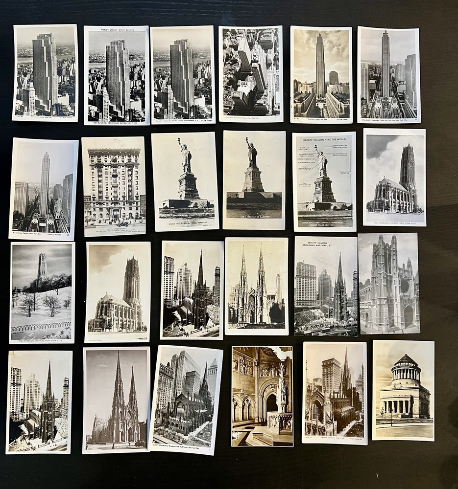 NYC RPPC LOT OF 63 New York City Real Photo Postcards 1940-60