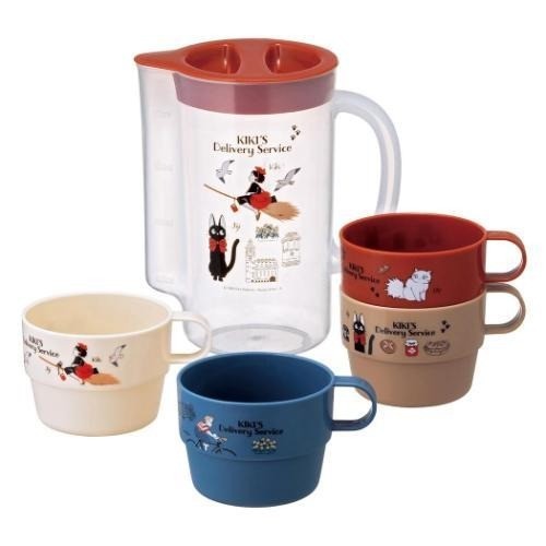 Kiki's Delivery Service Stacking Mug Cup With Case Jiji Studio Ghibli NEW