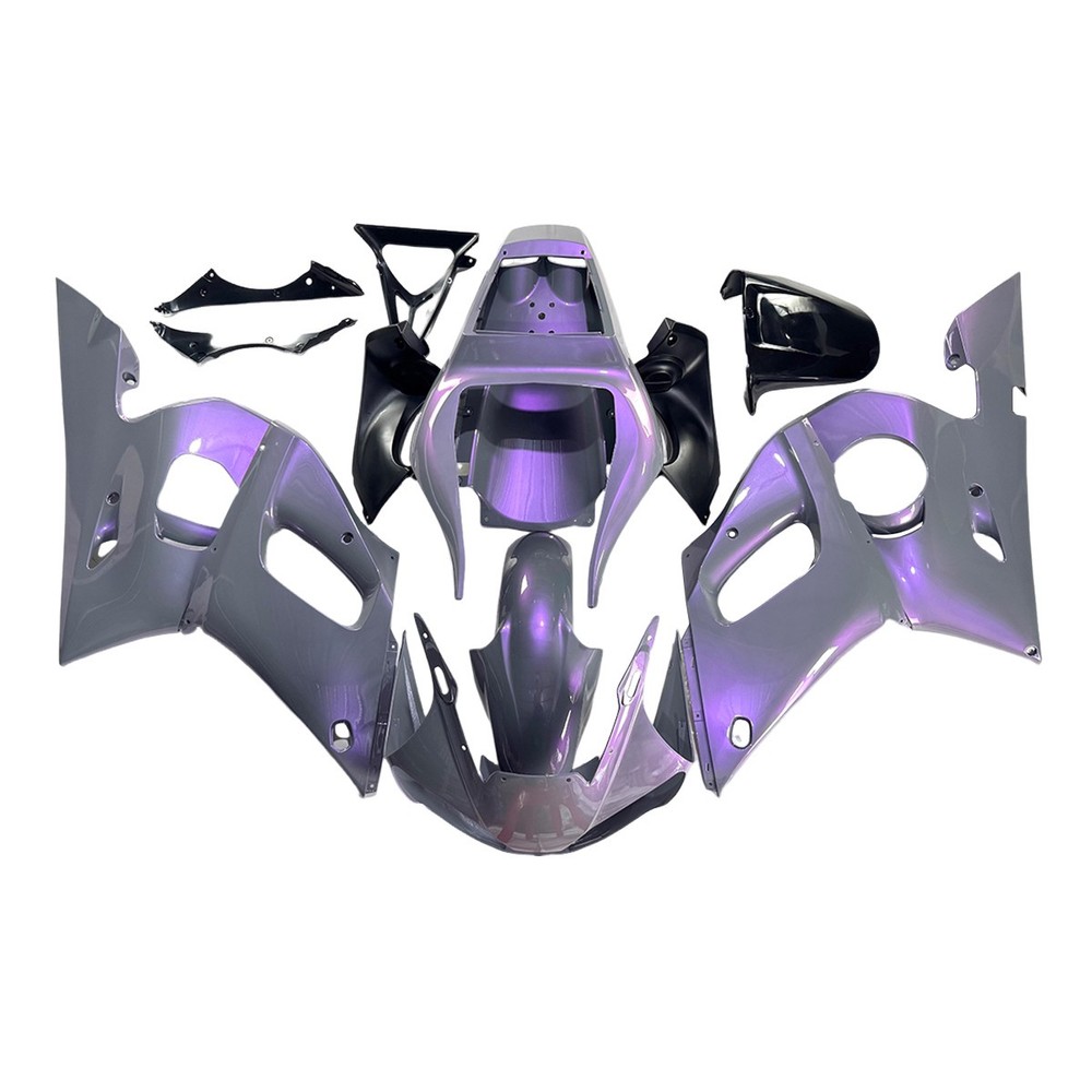 Purple Gray Fairing Kit for 1998-2002 Yamaha YZF R6 1999 2000 Injection Bodywork