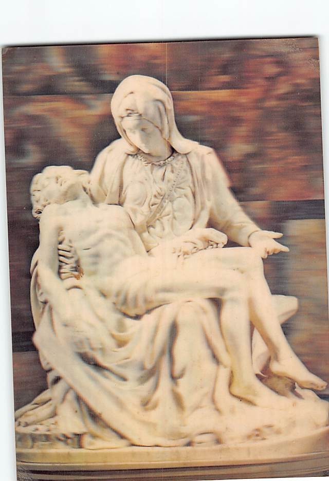 Postcard La Pieta by Michelangelo St. Peter's Basilica Vatican