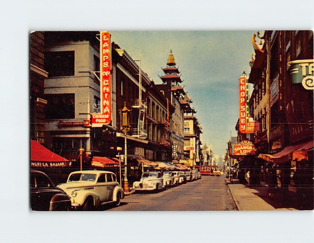 Postcard Chinatown San Francisco California USA North America