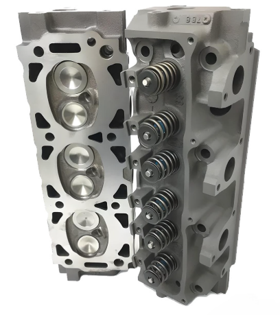 Genuine Ford 3.0L OHV 6cyl Cylinder Head Pair F6DE