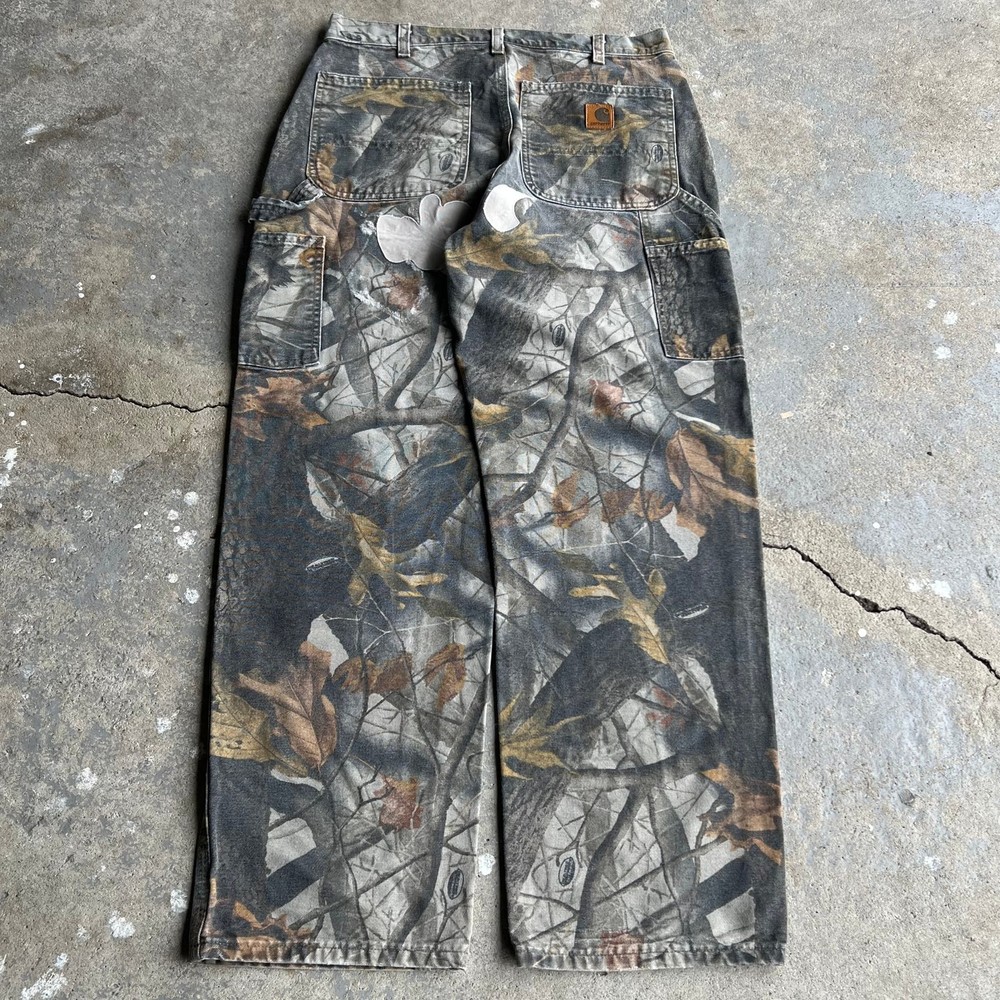 Vintage Y2K Realtree Camo Carhartt Carpenter Work Pants