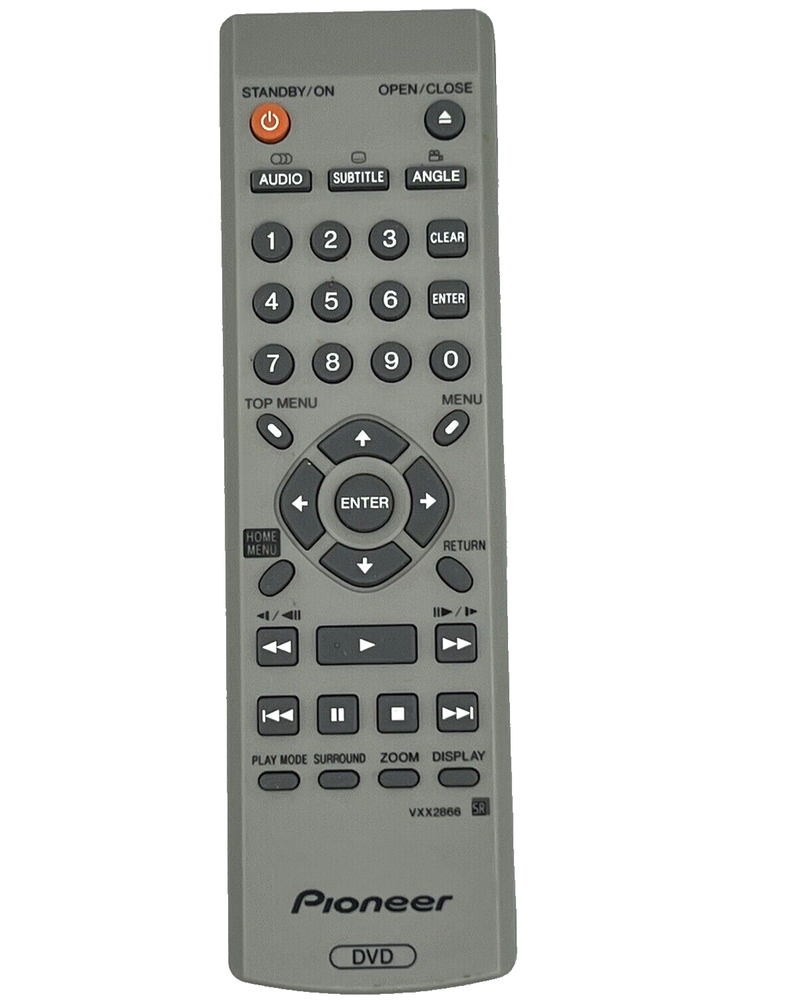 Pioneer OEM DVD Remote Control VXX2866 for DV260S DV353K DV353S Preowned TESTED