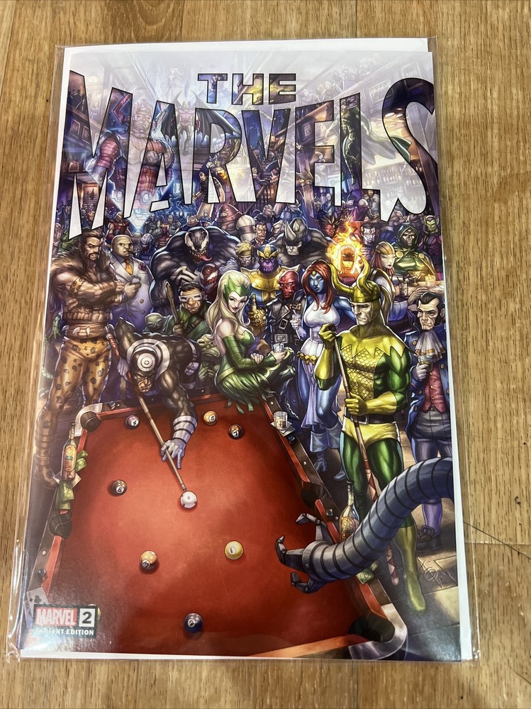 THE MARVELS 2 ALAN QUAH TRADE NM+ MANY 1ST APPEARANCES 🔥 2021 Nm Never Read