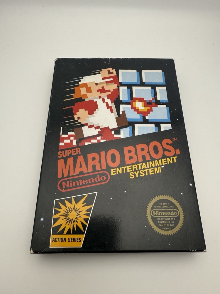 Super Mario Bros., Nintendo NES CIB 5 Screw Authentic Great Condition