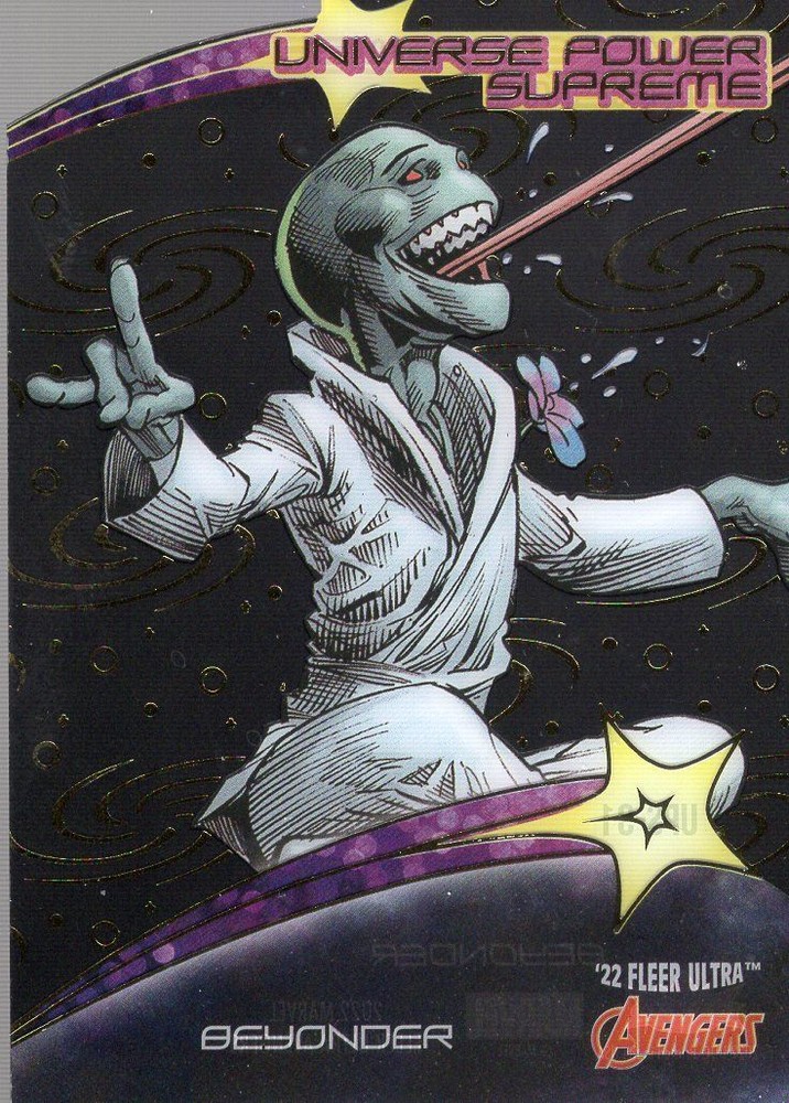 Marvel Fleer Ultra Avengers 2022 Black Die Cut Power Supreme UPS-31 Beyonder
