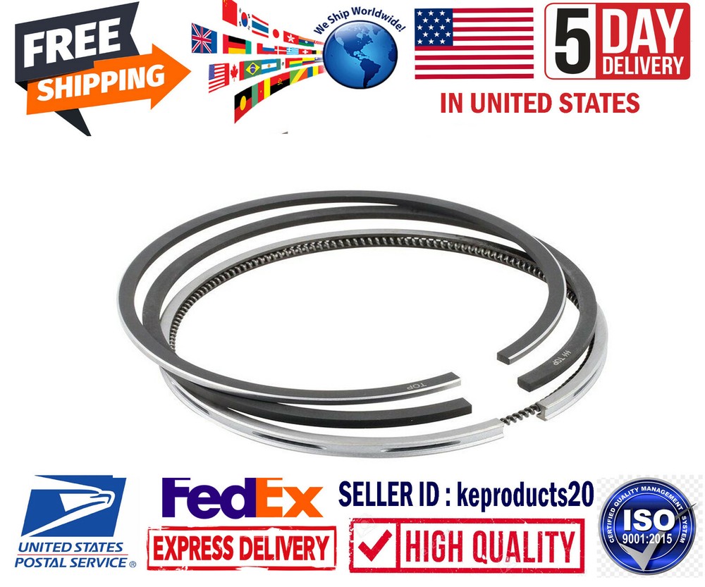Fit for Cummins Piston Ring Set 92.07mm AR73350 BM97990 Air Compressor Generator