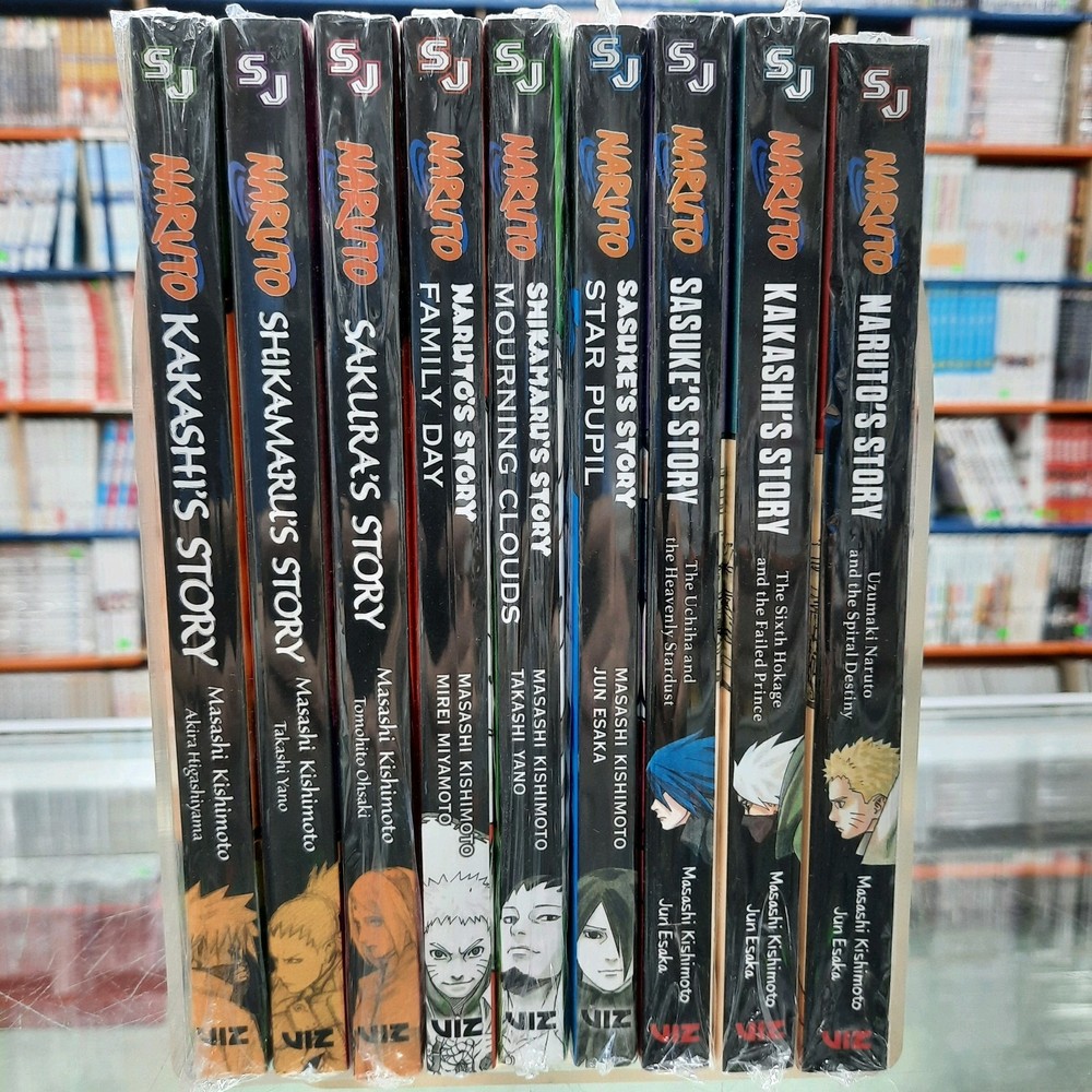 NEW Naruto Novels Side Stories English Light Novels Variation Listing