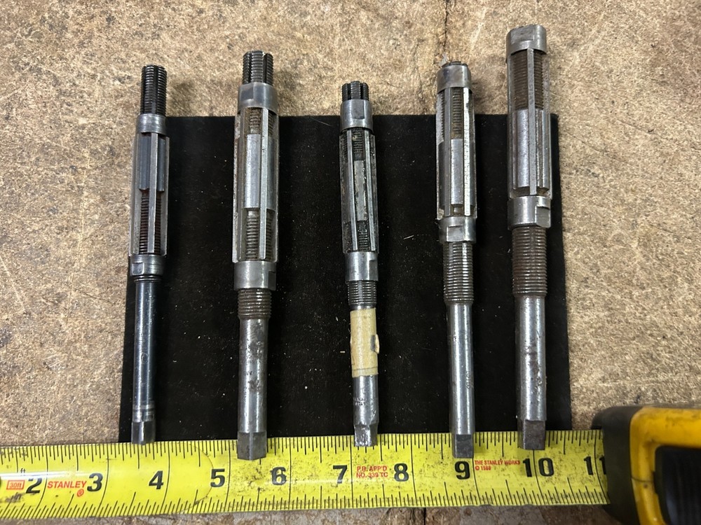 MACHINIST TOOL LATHE MILL Machinist Lot of Adjustable Reamers Reamer Lot