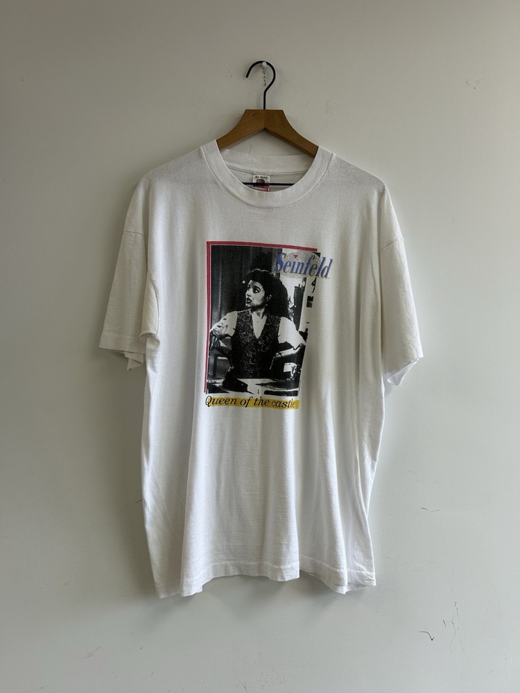 Vintage 1990s Seinfeld Elaine “Queen Of The Castle” T Shirt Size XL Made In USA