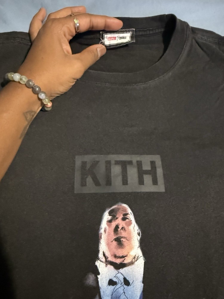 Kith x Marvel The Kingpin Men's Short Sleeve Black Tee Shirt Size M