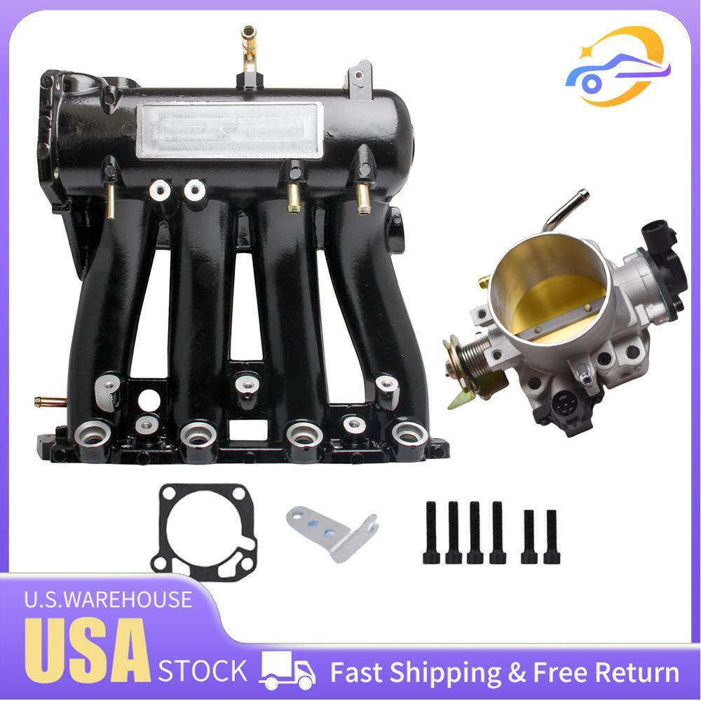 88-00 Honda Civic CRX Del Sol D15 D16 D Series Intake Manifold & Throttle Body