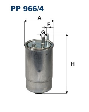 PP 966/4 FILTRON Fuel Filter for Citroen, Fiat, Karansan, Peugeot