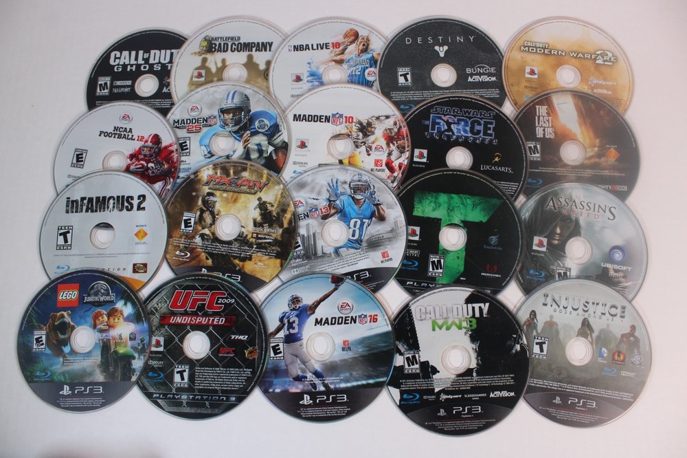 Sony PlayStation 2 (PS2) Game Bundle - Lot of 20 Games Disc only, untested 22B