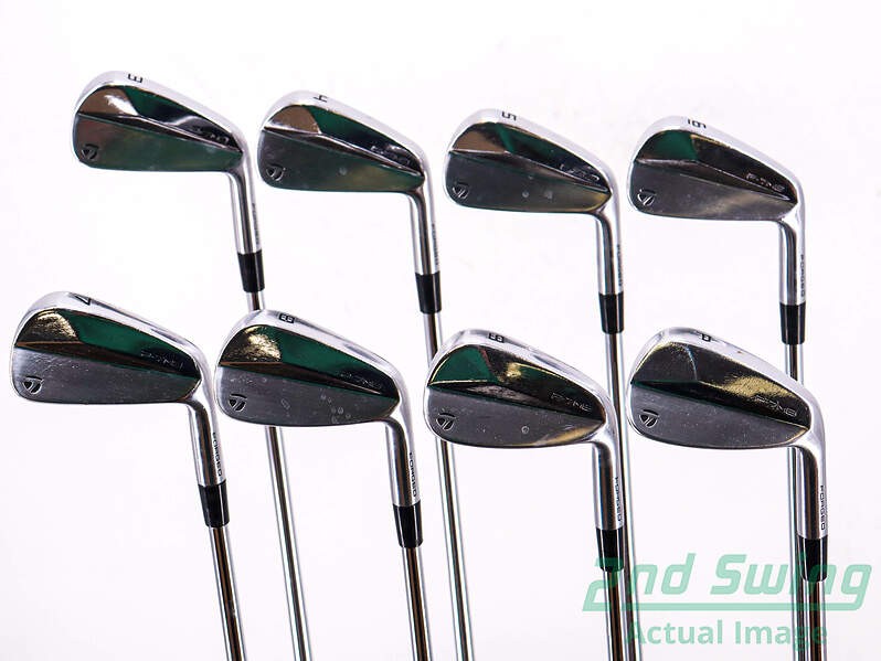TaylorMade P7MB Iron Set 3-PW Stiff Steel Right Handed +1/4 Inch