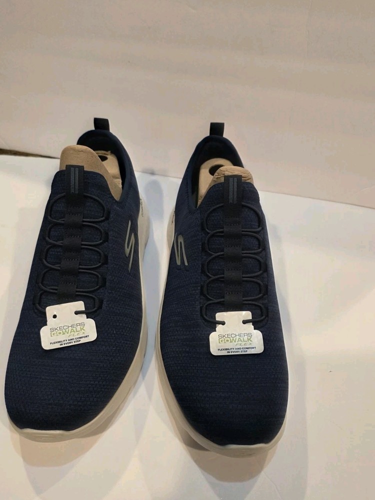 Skechers Hands Free Slip-ins GO WALK Flex sneakers in navy Size 13 Wide