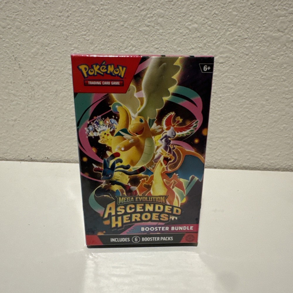 Pokemon TCG: Ascended Heroes Factory Sealed Booster Bundle Box