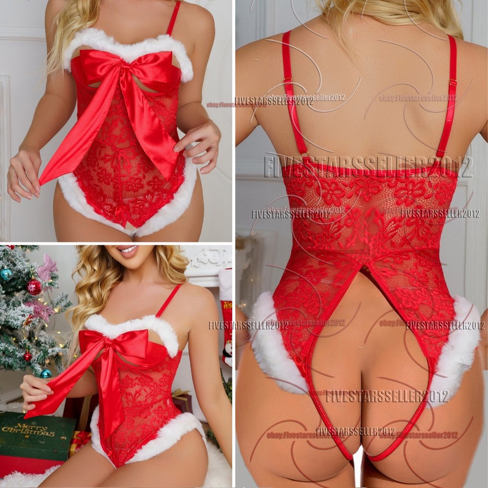 Women's Sexy Lingerie Sleepwear Babydoll Underwear Lace Dress G-String Nightwear