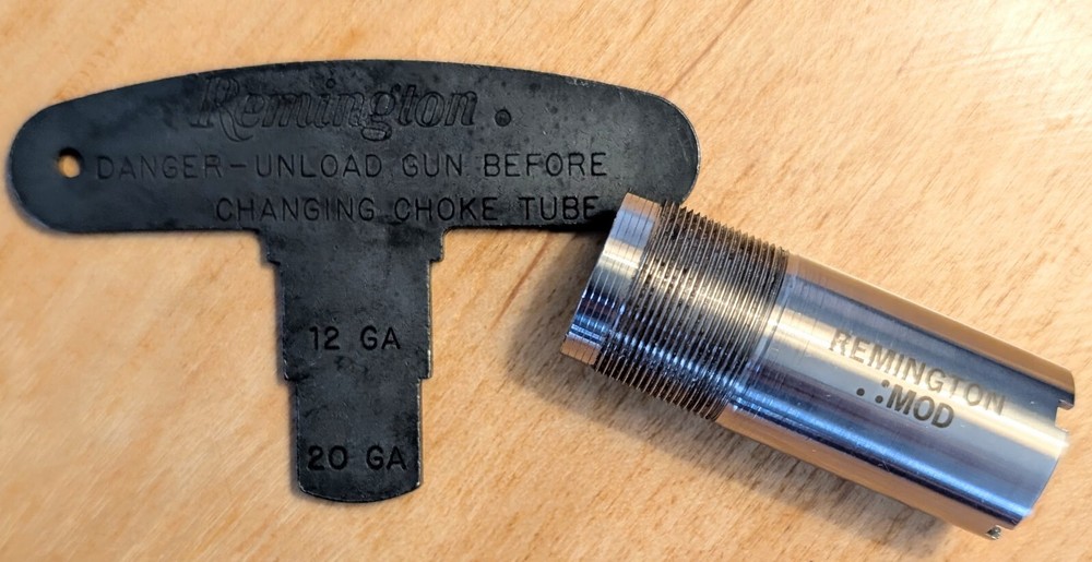 Remington OEM 12 Gauge Modified Choke Tube & Removal Tool Fits 1100, 1187, 870