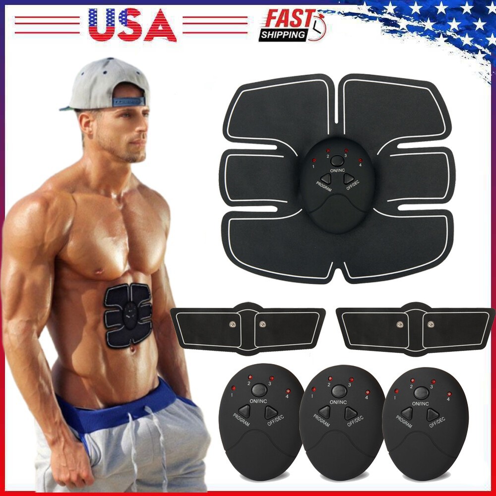 ABS Arms Leg Electric Muscle Strengthening & Fat Burning Stimulater-image