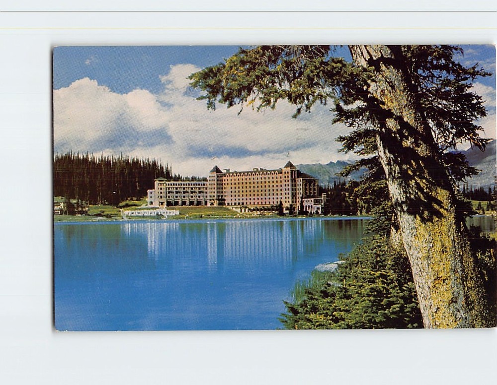 Postcard Chateau Lake Louise Banff National Park Canada