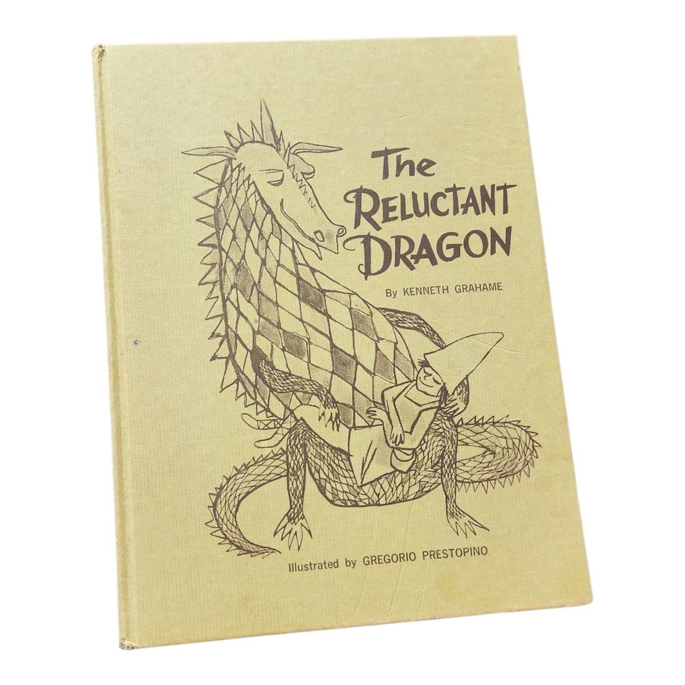 The Reluctant Dragon Illustrated Book 1968 Kenneth Grahame Prestipino 1st Ed
