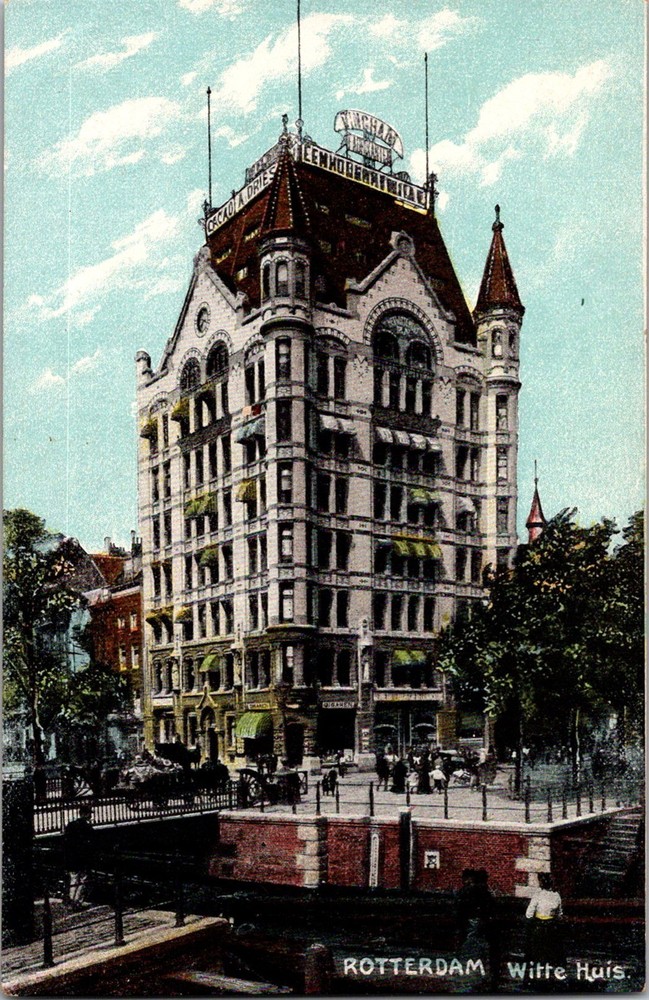 Dr Jim Stamps Postcard Rotterdam Witte Huis