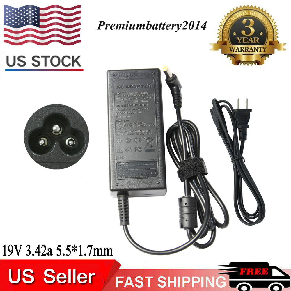 Acer S202HL S271HL S200HQL H226HQLbid Monitor AC Adapter Power Cord Charger  