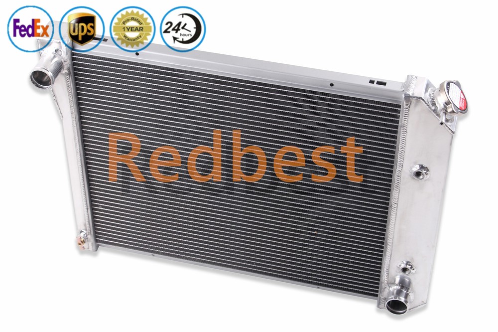 4 Row Aluminum Radiator For 1968 1969 1970 1971 1972 1973 1974 Chevy Nova CU571