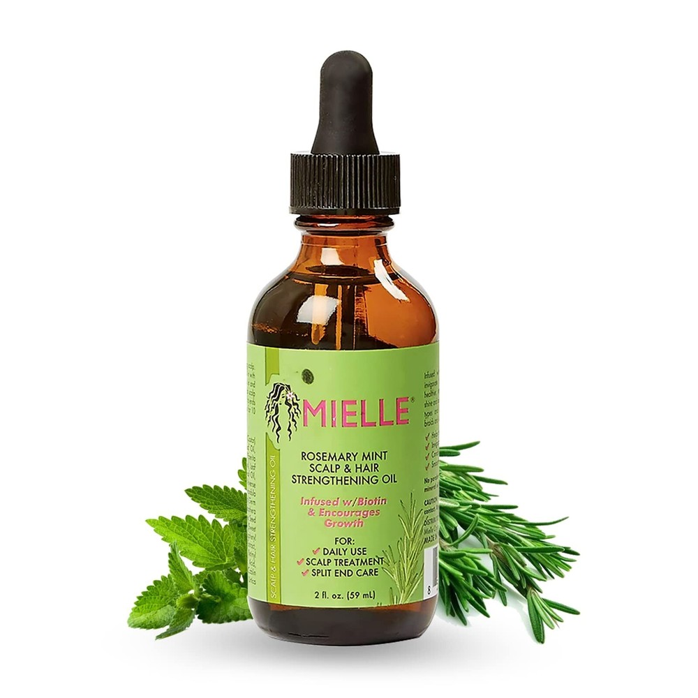 Mielle Organics Rosemary Mint Scalp & Hair Strengthening Oil Infused w/...