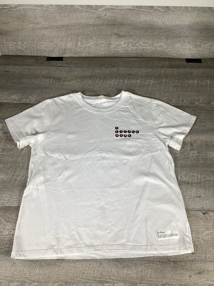 Ed Sheeran Play A Little More Graphic T Shirt White Size Large Official Merch