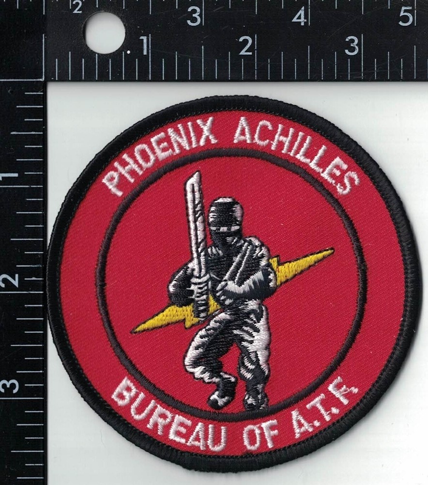 Phoenix Achilles Bureau of A.T Military Patch-image