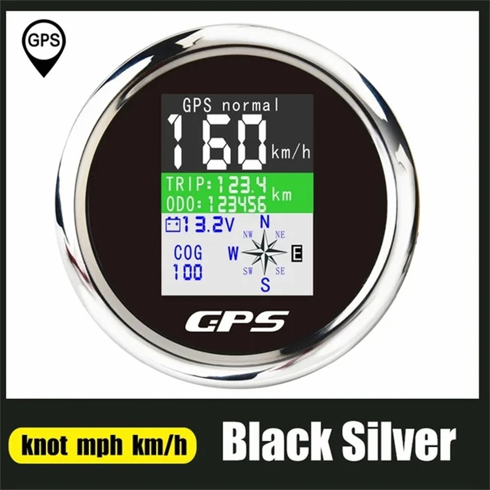 GPS Speedometer with Odometer and TFT Display – 3.35 in, 9–32 V DC, IP67