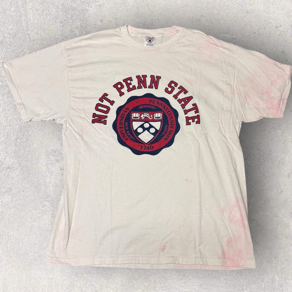 Vintage Penn State University 90’s Shirt Size XL Grey White