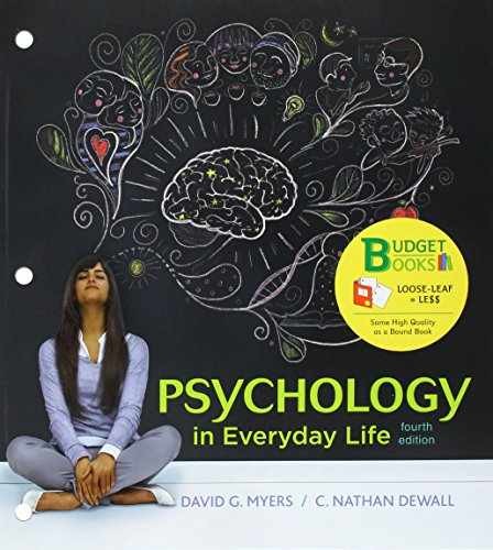 Loose-leaf Version for Psychology - Loose Leaf, by Myers David G.; - Acceptable