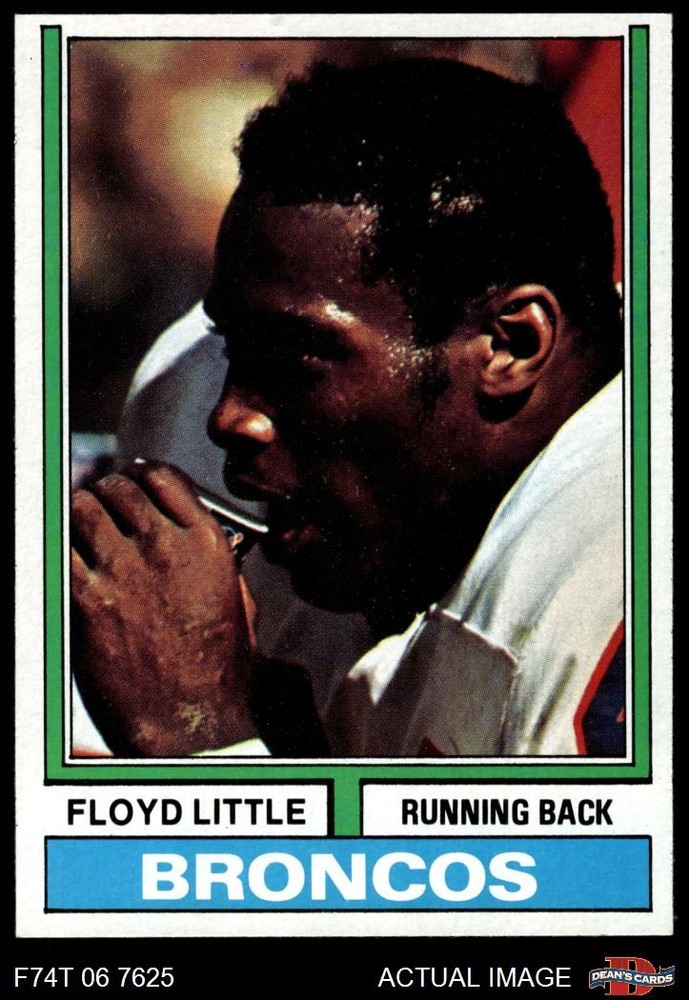 1974 Topps #10 Floyd Little Broncos HOF 8 - NM/MT