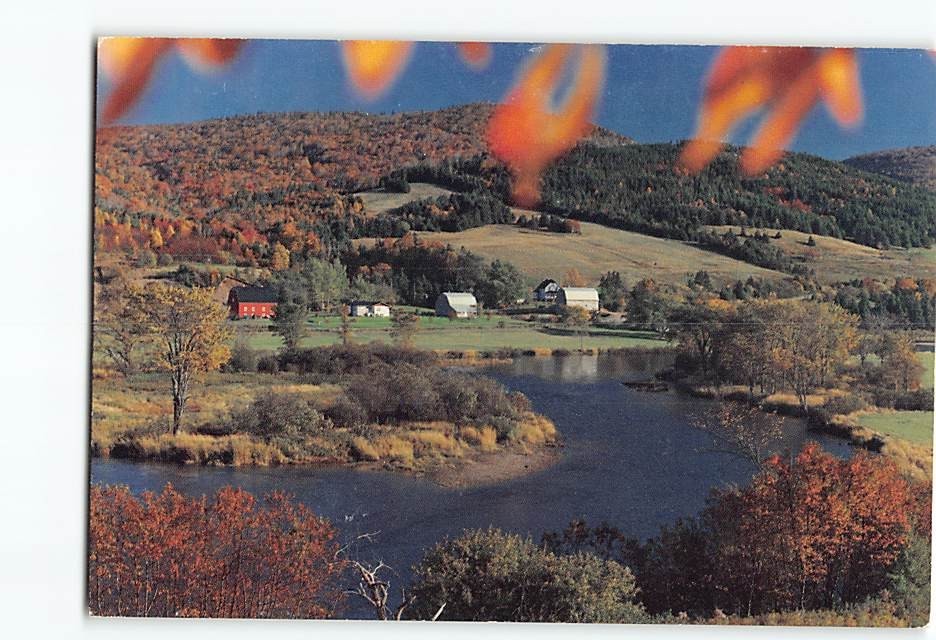 Postcard Margaree River Cabot Trail Cape Breton Nova Scotia Canada