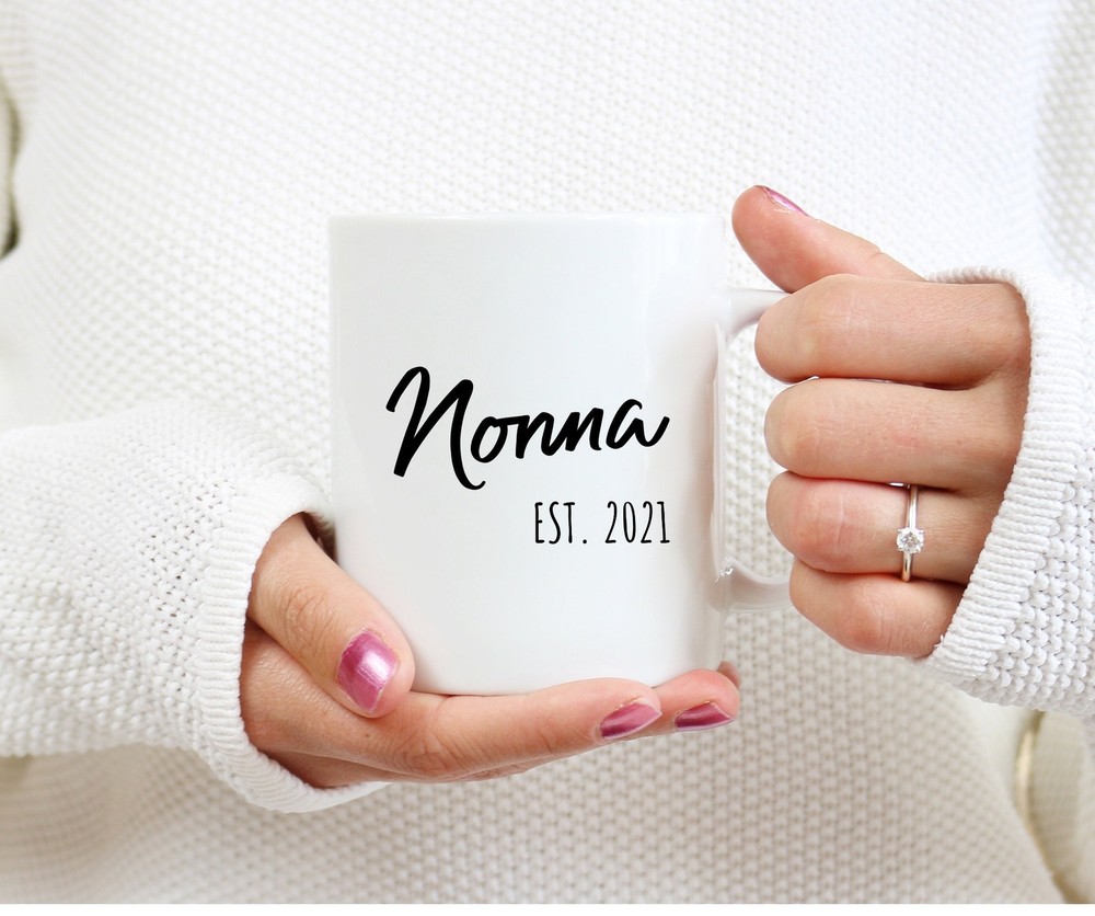 Nonna Gifts Nonna Coffee Mug Nonna Established 2021 Mug New Nonna Gifts Nonna To