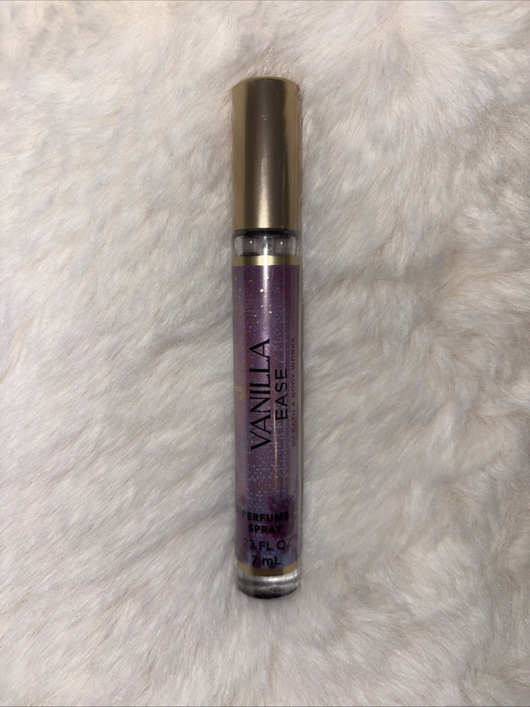 Bath & Body Works Vanilla Ease Mini Perfume Purse Spray .23 oz Travel Sealed New