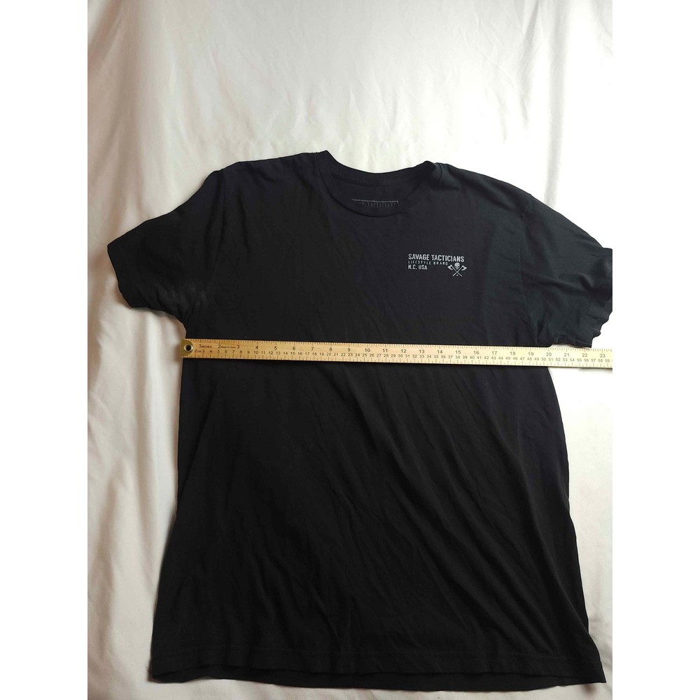 Savage Tacticians Admit Nothing Deny Everything Graphic T-Shirt Black Large