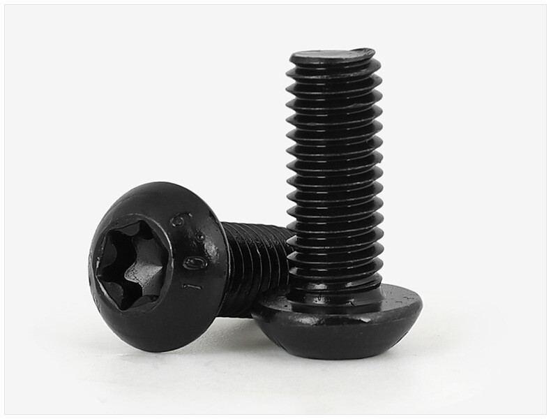 Torx Button Head Screws Bolts M3–M10 Metric Black Alloy Steel