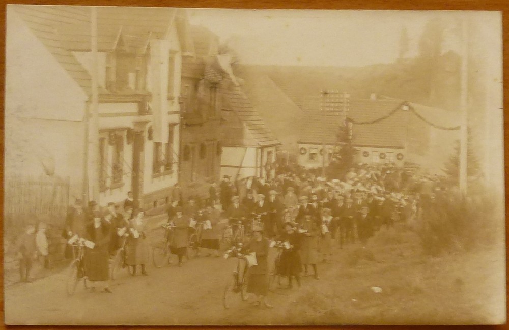 Postcard Schopp pageant 1910 Trippstadt Waldfischbach Pirmasens Kaiserslautern Palatinate
