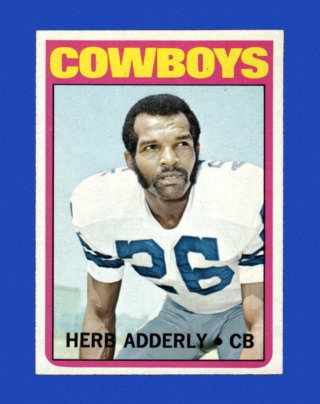 1972 Topps Set-Break # 66 Herb Adderley NR-MINT *GMCARDS*Consign with Greg Morris Cards