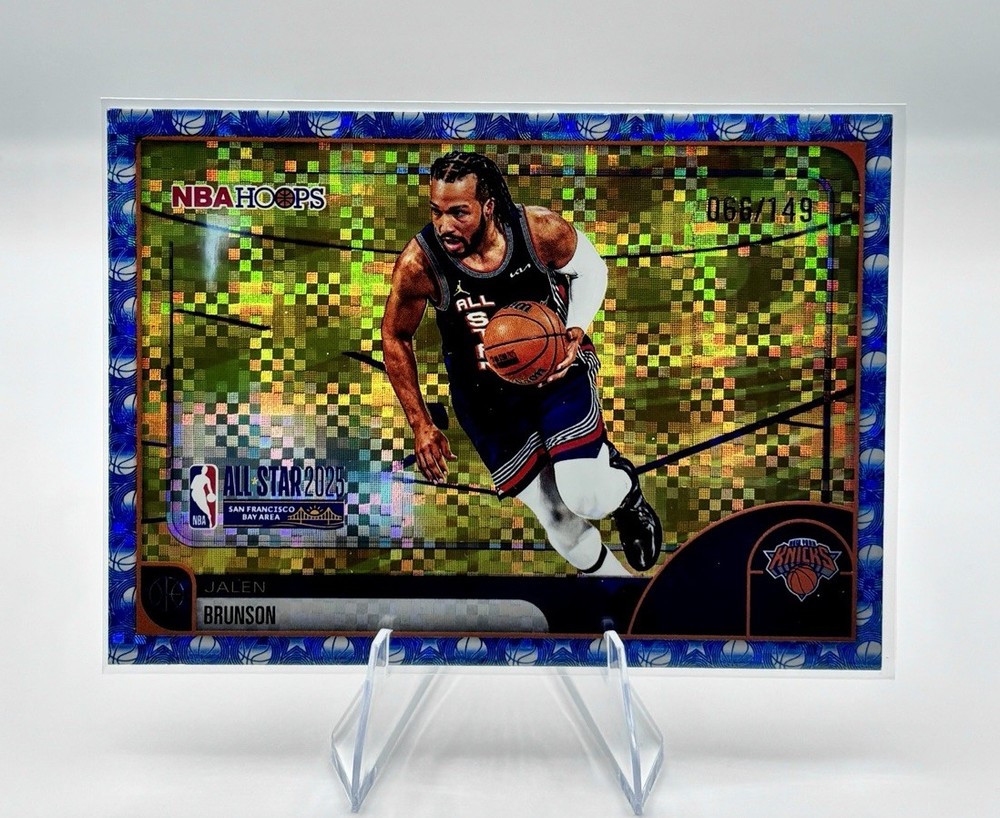 2025-26 Topps NBA Hoops Jalen Brunson #278 All Star Pixel Burst Blue /149